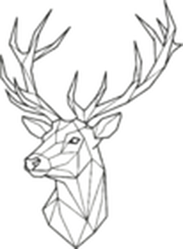 Geometric stag, the Tinework mark